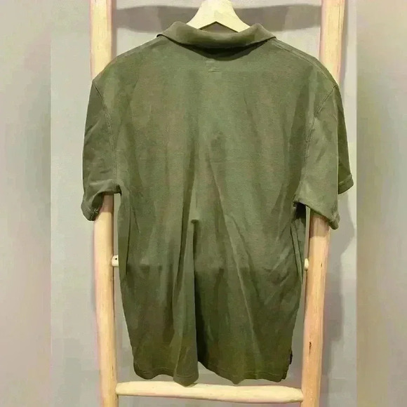 L.L Bean polo size medium tall olive green - Picture 2 of 5
